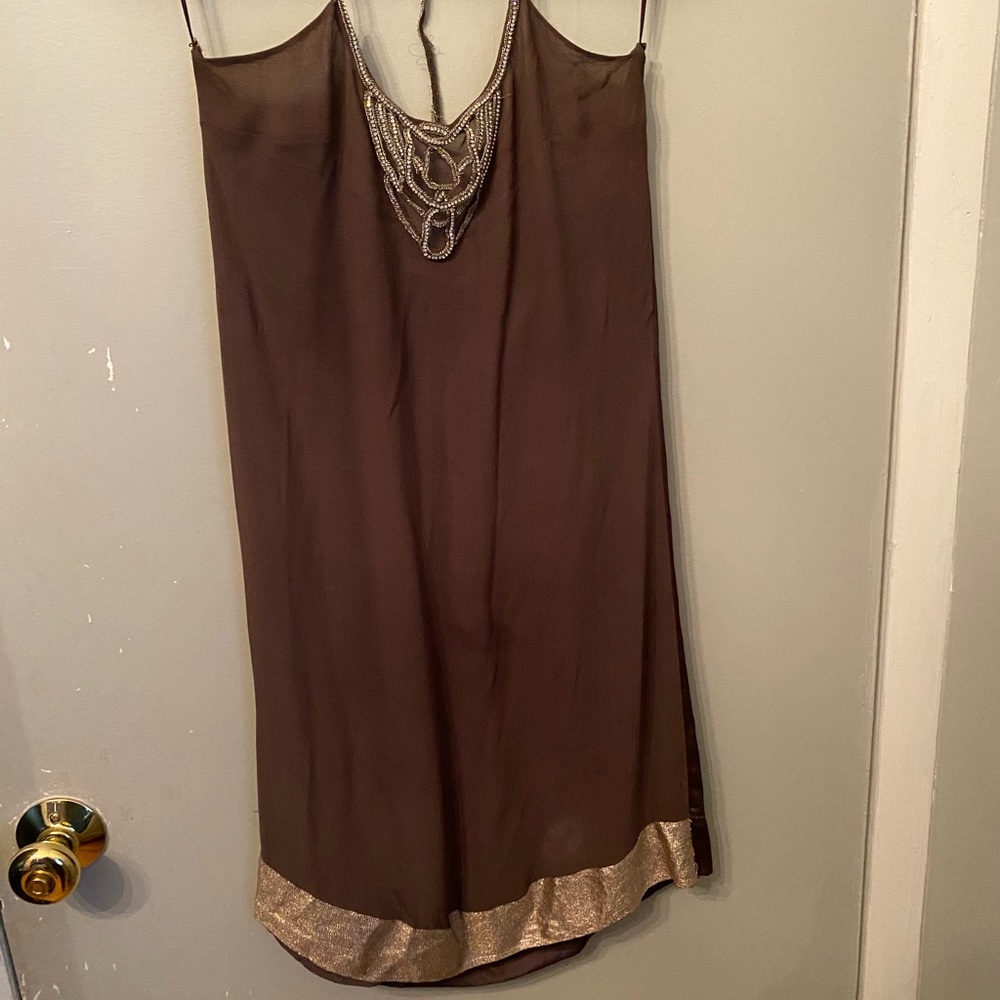 Stella McCartney lavendar crystal dress